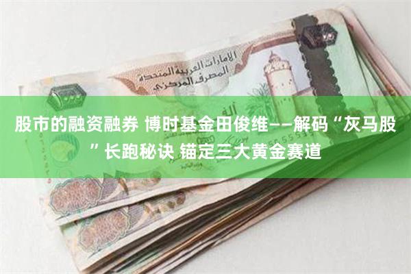 股市的融资融券 博时基金田俊维——解码“灰马股”长跑秘诀 锚定三大黄金赛道